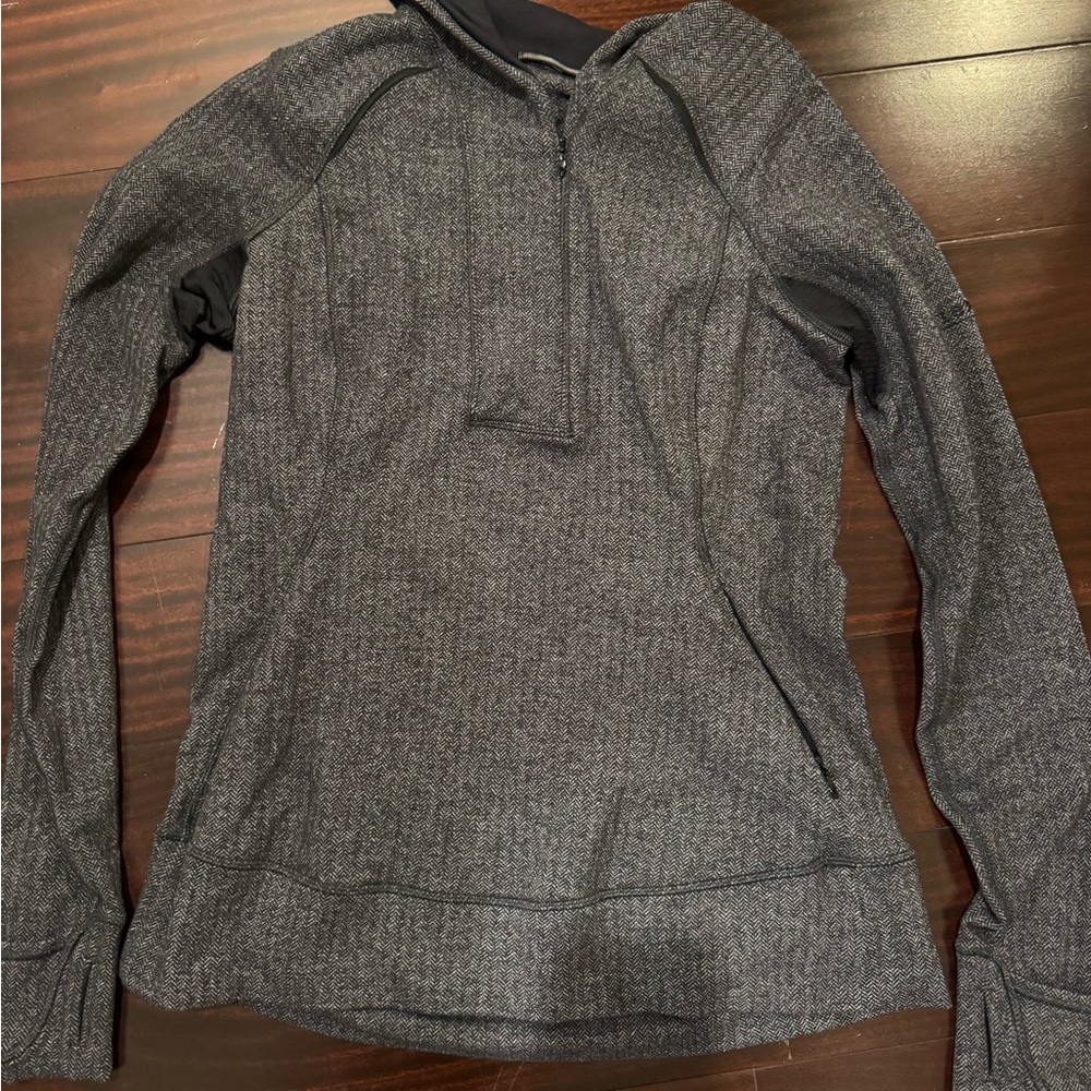 lululemon athletica Charcoal Quarter-Zip Sweatshirt